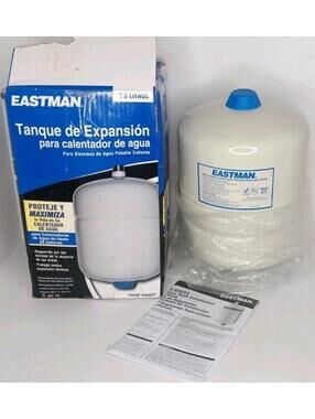 Eastman 60022 Water Heater Expansion Tank 2 Gallons For Hot Water 3/4" Male